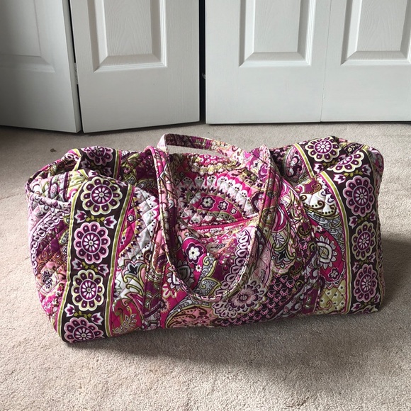 Vera Bradley Handbags - Vera Bradley Travel Duffel Bag Very Berry Paisley